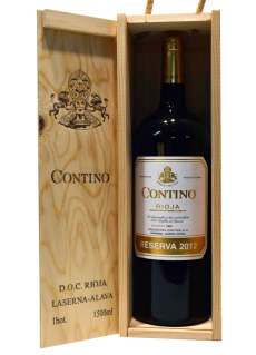 Червени вина Contino  en caja de madera (Magnum)