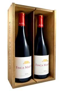 Червени вина Finca Martelo 2016 - Caja de Madera 2 Botellas 