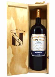 Червени вина Magnum Imperial  en caja de madera