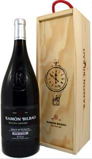 Червени вина Magnum Ramón Bilbao 2018 Edición Limitada en caja de madera 